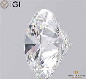 Diamante CVD cultivado en laboratorio de 5,50 quilates de gama alta corte redondo F Color VS1 claridad IGI CERTIFICADO piedra suelta para joyería de diseñador - Product Image 3