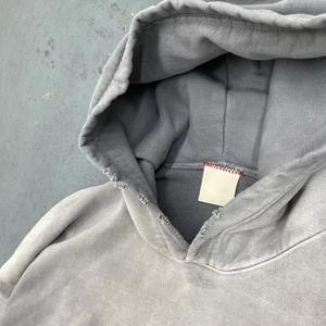 Sudadera con Capucha para Hombre, Estilo Casual, Premium, Streetwear, Diseño Holgado, Estampado Retro, Lavado Ácido, Felpa Francesa, Desgastada - Product Image 2