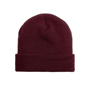 Gorro de lana de Cachemira de Color puro personalizado al por mayor suave de invierno de nuevo estilo a la moda, proveedores de sombreros de punto para hombres y mujeres - Product Image 5