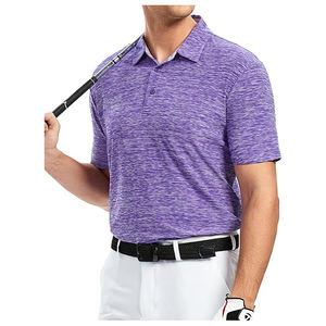2025 Golf de ajuste seco para hombres para Polos de alta calidad 240 GSM 100% diseño de patrón de letras de poliéster - Product Image 1