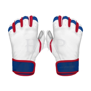 Gants de frappe de baseball en cuir véritable à poignet court pour adultes, jeunes et enfants, logo personnalisé professionnel, gants de frappe de baseball et de softball - Product Image 1