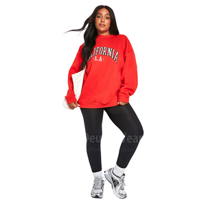 Sudadera de cuello alto con patrón 3D personalizable Unisex 350GSM algodón polar invierno Appilque bordado Diseño impreso - Product Image 2