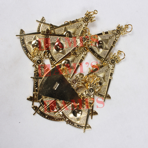 Fabriqué en usine artisanat passé maîtres collier bijou maçonnique Regalia bijou francs-maçons bijou pour uniforme - Product Image 6
