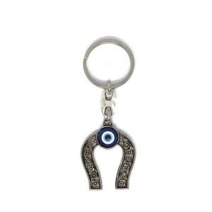 10x3cm Metal Keychain in Horseshoe Design - Product Image 1