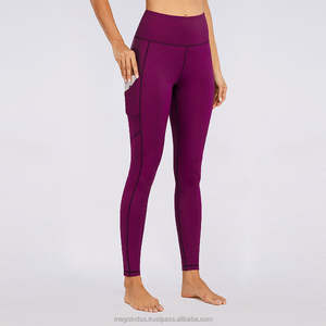 Nueva moda de mujer de cintura alta Yoga gimnasio Fitness pantalones transpirables de punto mallas deportivas para entrenamiento y ropa atlética informal - Product Image 2