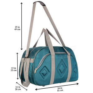 กระเป๋าเดินทางกีฬาผ้าไนลอนความจุขนาดใหญ่ออกแบบได้ตามต้องการกระเป๋าเดินทางแบบมีซิปปิดสำหรับยิมแฟชั่นกันน้ำออกแบบโดยดีไซเนอร์ OEM - Product Image 2