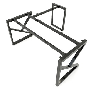 Pieds de meubles en forme de L de style industriel 160x150cm pour chaises de salle à manger d'hôpital et de cuisine HCKC017 - Product Image 1
