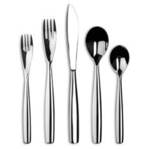 Juego de Cubiertos de acero inoxidable de larga duración con bordes pulidos y asas ligeras para cenas elegantes - Product Image 5