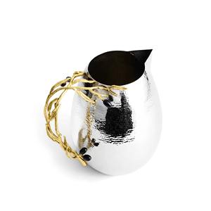 Jarra de agua de cobre duradera elegante jarra de agua de metal de diseño martillado de lujo para el hogar y los restaurantes al mejor precio - Product Image 5