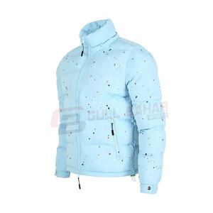 Veste bouffante pour hommes en plein air avec remplissage alternatif en duvet et poignets élastiques Veste bouffante lourde pour hommes - Product Image 3