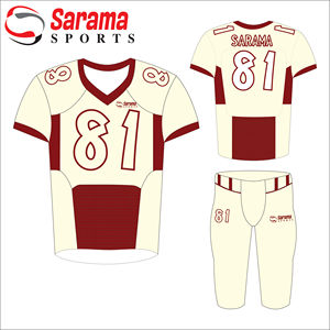 ชุดอเมริกันฟุตบอลชุดพิมพ์ลายโลโก้ตามสั่ง - Product Image 1