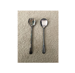 Cuchara de servidor de ensalada de acero inoxidable Cubiertos Best Seller para utensilios de cocina restaurantes uso gran oferta - Product Image 1