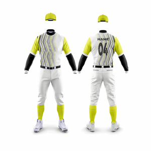 Uniforme de baseball personnalisé Logo de votre équipe Vêtements de baseball Uniforme de baseball pour hommes Dernière conception 2025 - Product Image 4
