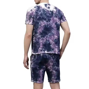 Unisex 100% Polyester Casual Sports Two Piece Set Breathable Quick Dry Summer Short Sleeve T-Shirt Shorts Printed Pattern - Product Image 6