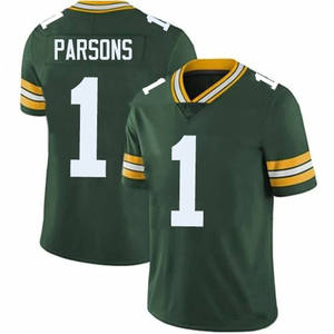 Kaus sepak bola Green Bay Pria 10 CINTA 1 Micah Parsons 0 Matthew Golden 4 Favre 29 McKinney dijahit kaus sepak bola Amerika - Product Image 4