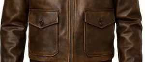 แจ็คเก็ตหนังแท้สำหรับผู้ชาย ทำจากหนังวัวแท้ พร้อมขนเฟอร์เทียมที่ปกเสื้อ รุ่นปี 2025 - Product Image 4