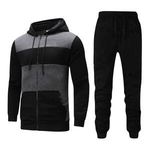 Survêtements pour hommes, survêtement de sport avec sweat à capuche, survêtement de jogging, vêtements de survêtement pour homme, ensembles 100% coton - Product Image 2