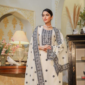 New Beautiful Pure Cotton <b>Kurti</b> With Embroidery Work - Product Image 1