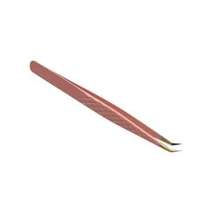Pinzas para Pestañas Sevmek Quirúrgicas ZM-ET-2089 Más Vendidas, Color Rosa Intenso, Acero Inoxidable Japonés, Agarre de Diamante, Pinzas de 90 Grados - Product Image 2