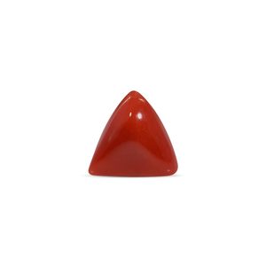 Piedra Preciosa Cuadrada de Coral Rojo de 8.77 Quilates, Certificada por GIA, Mineral Natural Amarillo y Verde Tratado con Calor, Altura 8 mm - Product Image 1