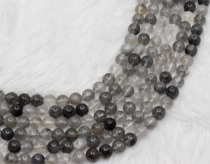 Cuentas de Cuarzo Natural Redondas de Calidad AAA al por Mayor, 8mm, Sueltas, para Joyería y Accesorios - Product Image 1