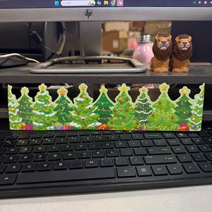 Ghirlanda di natale alla moda luci magneti decorativi bacheca bordi 2cm quadrati natale magnetico decoro sacchetti confezionati - Product Image 3