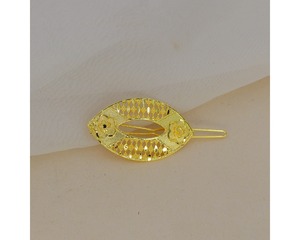 Mahavir Bijoux fantaisie plaqué or de qualité supérieure, épingle à cheveux florale, design en filet de luxe, pince à cheveux de mariée, accessoires capillaires très demandés - Product Image 1