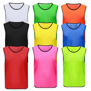 Training <b>Bibs</b> Printed Breathable Lightweight Mesh Vest for Team Sports Soccer Basketball Customized Color & Logo Wholesale - Product Image 1