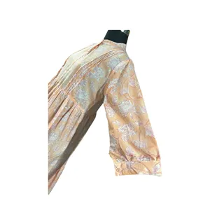 Hermoso Vestido Casual Estampado a Mano de Jaipur para Mujer, Elegante y Moderno, Talla Única hasta 5XL, Transpirable, Largo hasta el Suelo - Product Image 2