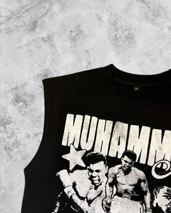 T-shirt à col montant personnalisé avec logo T-shirt coupe et couture Boxy Fit T-shirt surdimensionné T-shirt imprimé avec strass pour hommes - Product Image 4