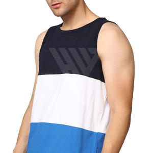 เสื้อกล้ามแขนกุดสำหรับเสื้อกล้ามทำจากผ้าฝ้ายสีทึบระบายอากาศได้ดีและผ้าสแปนเด็กซ์พลัสไซส์ - Product Image 3