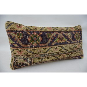 Beige Bohemian Wool <b>Pillow</b> 12x24 Inch Vintage Square Cushion Woven Decorative Cushion for <b>Sofa</b> Use Christmas Product - Product Image 2