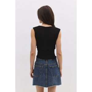 Body con Cuello en V y Pliegues en la Cintura - Product Image 6