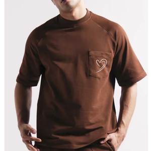 Camisetas de Hombre 100% Algodón con Bolsillo, Tela Transpirable de Alta Calidad, Impresión Digital Personalizada, 180 Gramos, Camisetas Unisex - Product Image 2