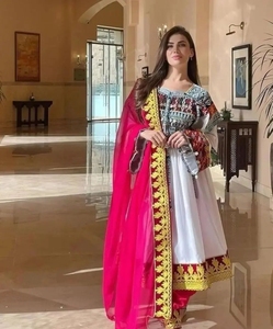 Afgano hecho a mano tradicional bordado mujeres Afghani terciopelo Tribal fiesta y vestido de novia tamaño personalizado vestidos de mujer a la venta 122 - Product Image 1