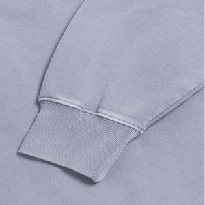 Pas cher prix personnalisé mode hommes polaire 360 GSM décontracté Vintage sweats à col rond avec logo personnalisé conception sweats hommes - Product Image 2