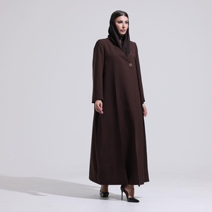 Abayas pour la mode modeste avec des motifs uniques de créateurs, en soie anti-froissement, vêtements de prière musulmans traditionnels - Product Image 2