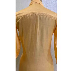 Sẵn sàng thực hiện thanh Lịch Ấn Độ thiết kế voan Tops mới nhất dài kurti Áo chẽn cho phụ nữ giản dị hàng ngày văn phòng mặc bán buôn ngọt ngào - Product Image 4