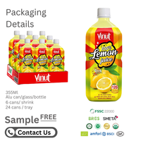 Échantillon Gratuit de Jus de Citron Jaune - Bouteille de 1 Litre d'Eau au Citron - Fabricant de Boissons OEM ODM à Marque Privée
