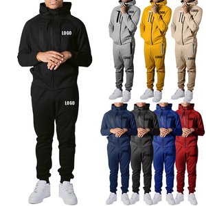 Conjunto Deportivo Informal de Invierno Unisex con Capucha, Pantalones Deportivos de Algodón de Calidad, Bolsillos Suaves, Conjuntos Deportivos Personalizables para Hombre y Mujer - Product Image 3