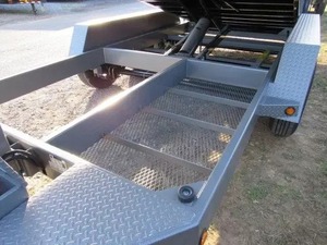 Remolque volquete de granja de 10 toneladas operado por un solo tractor con motor y engranaje para uso agrícola - Product Image 6