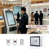 Module de lecture de codes-barres haute vitesse EMT8051SCMINI avec interface USB RS232, scanner de codes QR pour distributeurs automatiques, en stock, garantie de 3 ans