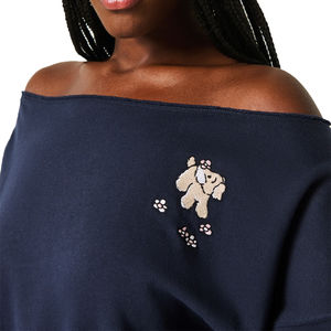 เสื้อสเวตเตอร์แฟชั่นแนวสตรีทแบบถักสำหรับผู้หญิงเสื้อสเวตเตอร์ถักทรงหลวมขนาดใหญ่พิเศษสำหรับฤดูใบไม้ร่วง - Product Image 4