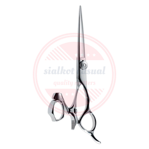 Ciseaux à lame de rasoir à poignée pivotante de haute qualité/ciseaux à cheveux de coiffeur à conception Unique à bas prix - Product Image 1