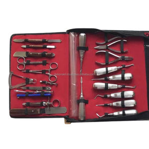 Kit de 61 Piezas de Fórceps y Elevadores de Extracción Quirúrgica Dental Manual de Acero Inoxidable, Herramientas de Limpieza Dental con Agarre Ergonómico, CE - Product Image 2