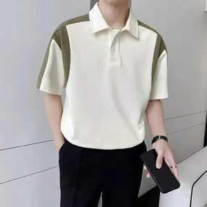 เสื้อโปโลธุรกิจน้ำหนักเบาของผู้ชายปกเสื้อลำลองไซส์ใหญ่พิเศษออกแบบโลโก้ได้ตามต้องการ - Product Image 3
