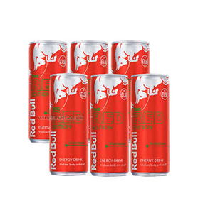 Red Bull Energy Drink Édition Rouge 12x250ml Canettes Contient 2mg de Vitamine B6 par 100ml pour Soutenir la Fonction Immunitaire Vente en Gros - Product Image 2