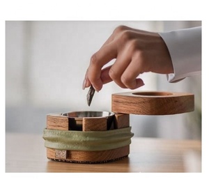 Meilleures ventes 2026 : Brûleur d'encens Bakhoor en bois de manguier arabe, Diffuseur d'aromathérapie Oud de luxe écologique parfumé à la rose, Ensemble de 3 pièces - Product Image 3