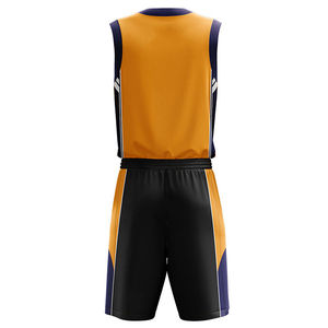 Uniforme de basket-ball de haute qualité, nouveau design, sublimation personnalisée, meilleur uniforme d'équipe, respirant, séchage rapide, tissu durable - Product Image 2