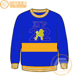 Sudadera de lana de algodón Sigma Gamma Rho personalizada de alta calidad, Jersey bordado, chaqueta para mujer, ropa griega, estilo de hermandad - Product Image 5